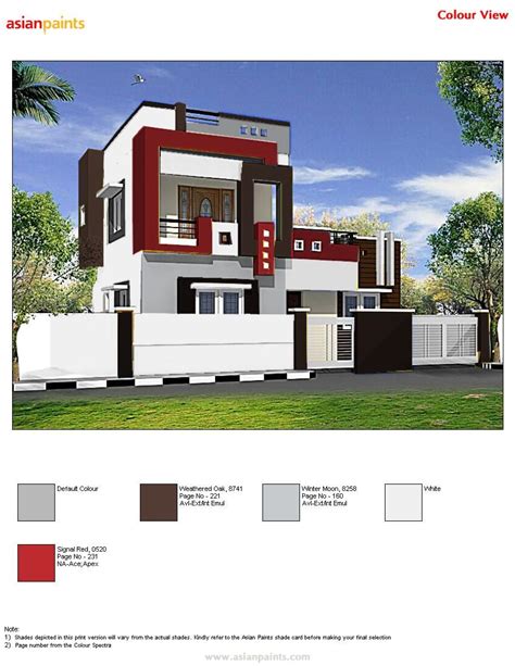 house painting colour combinations front  families crave  nice