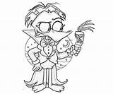 Count Duckula Funny Coloring Pages Duck Another sketch template