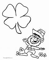 Coloring Pages Printable Leprechaun Popular sketch template