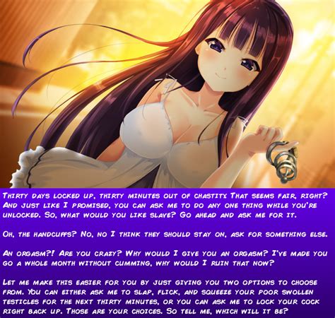 beg 7 femdom chastity tease denial anime hentai captions hentai online porn manga and doujinshi