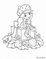 Strawberry Shortcake Strawberries Coloringbay sketch template