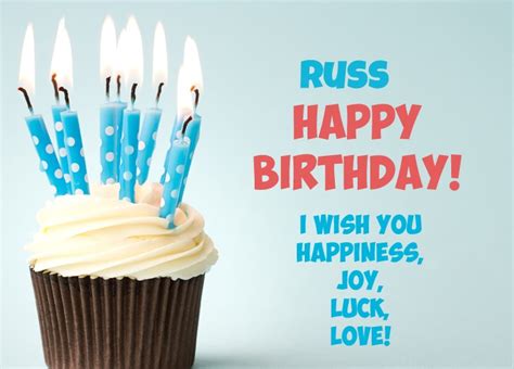 happy birthday russ pictures congratulations