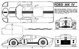 Ford Gt sketch template
