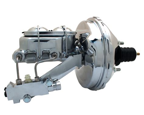 gm  gm     chrome power brake booster conversion kit disc disc disc brake kit
