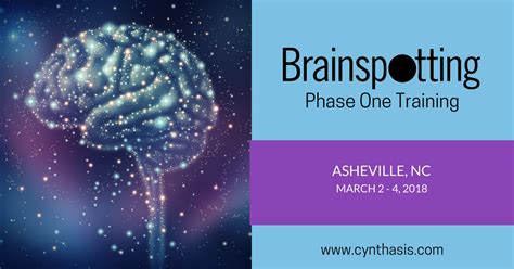 brainspotting phase one training asheville nc cynthasis