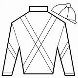 Coloring Derby Kentucky Pages Jockey Melbourne Kids Racing Horse Cup Printable Crafts Silks Party Jersey Silk Craft Race Printables Horses sketch template