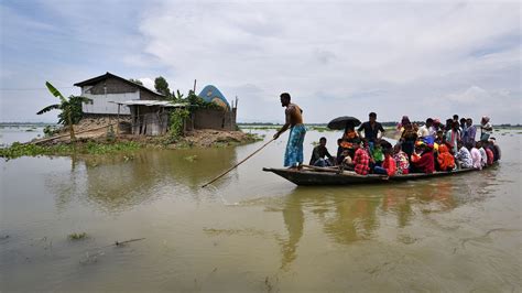Assam And Nepal 189 Die And Four Million People Displaced In Worst