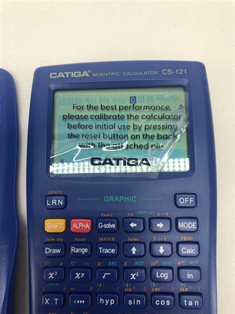 catiga cs  scientific graphing calculator math engineering blue   ebay