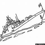 Ship Coloring Talwar Class Drawing Frigate Battleship Naval Military Boat Missile Pages Guided Thecolor Boats Submarine Online Getdrawings sketch template