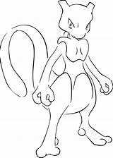 Mewtwo Coloriage Colorier Coloriages sketch template