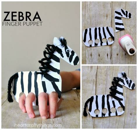 galloping finger puppet zebra craft zebra craft finger puppets