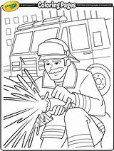 Coloring Firefighter Crayola Pages Fire Firefighters Sheets Color Kids Printable Sam Feuerwehrmann Drawing Thank Fireman Colouring Cartoon Firemen Truck Fighting sketch template