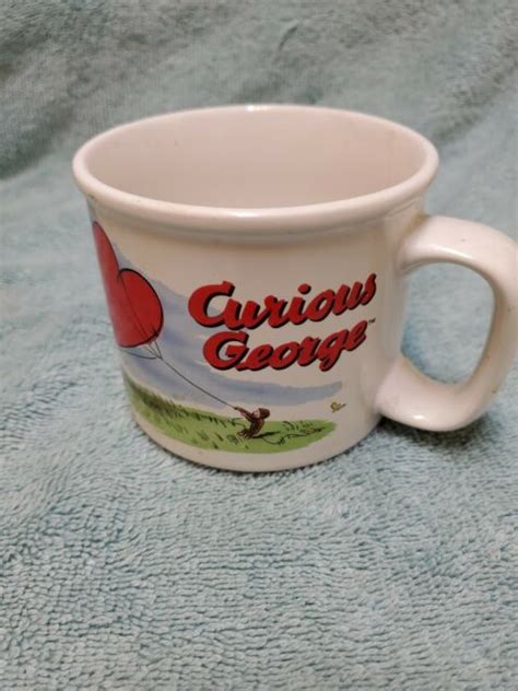 curious george soupbeverage  oz mug ebay
