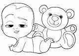 Coloring Baby Pages Boss Printable Kids sketch template