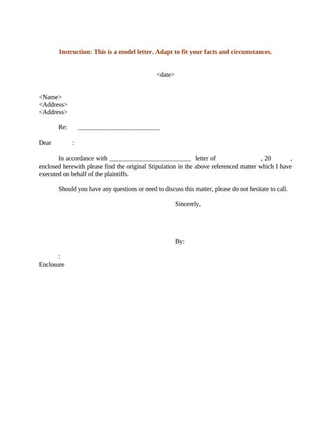 sample letter enclosed document form fill   sign printable