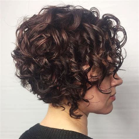 short stacked curly bob curly hair styles curly hair styles
