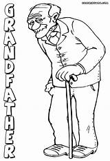 Grandfather Coloring Pages Popular sketch template