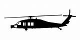 Helicopter Blackhawk Clipart Hawk Silhouette 60 Mh Apache Cliparts Clip Decal Library Sikorsky Clipartmag Powerpoint sketch template