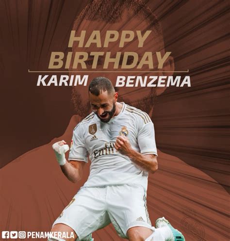 karim benzemas birthday celebration happybdayto page