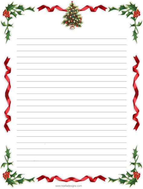 christmas stationery  templates