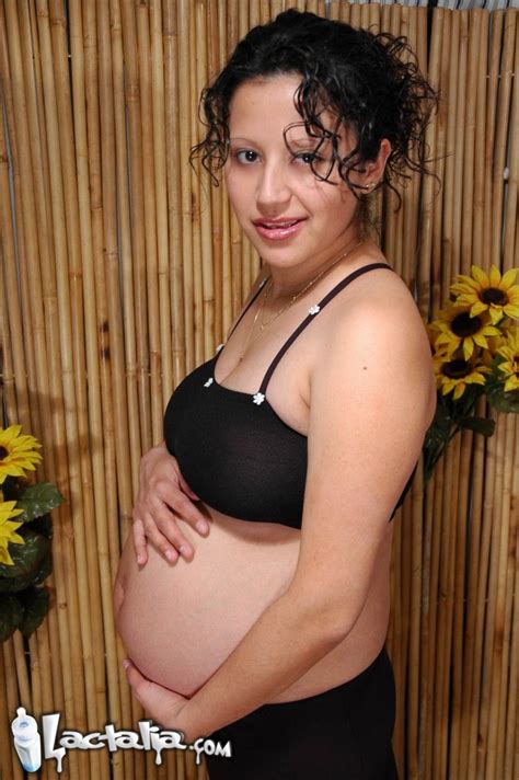 pregnant latina with big natural tits ass point