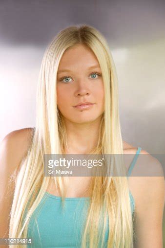 Blued Eyed Blonde Teen Girl Photo Getty Images