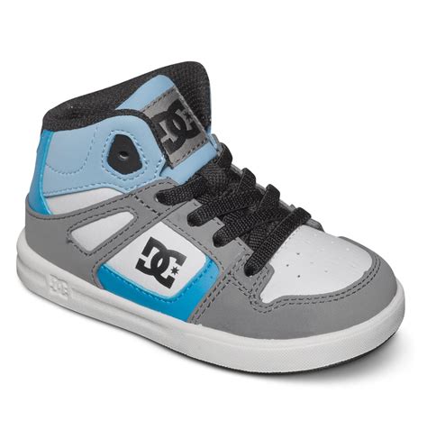 boys   rebound ul mid top shoes  dc shoes