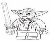 Coloring Wars Star Pages Lego Yoda Master Color Info Printable sketch template