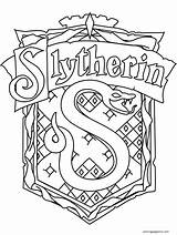 Ravenclaw Potter Slytherin sketch template