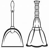Broom sketch template
