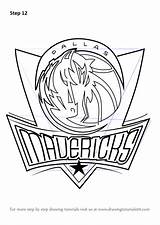 Mavericks Dallas Coloring Pages Logo Draw sketch template