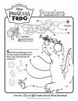 Activity Disney Princess Sheets Pages Frog Coloring Sheet Activities Tiana Kids Crafts Fun Dot Colouring Search Princesa Printables Choose Board sketch template