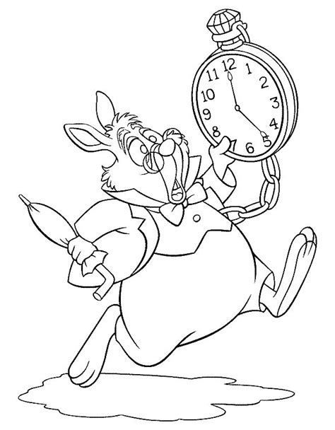 alice  wonderland coloring pages coloringpagescom