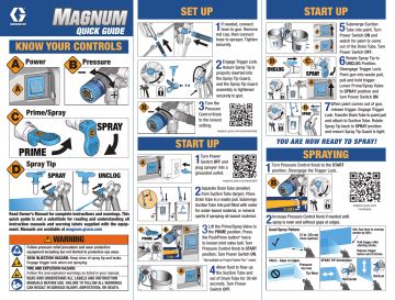 graco  magnum  airless paint sprayer instructions manualzz