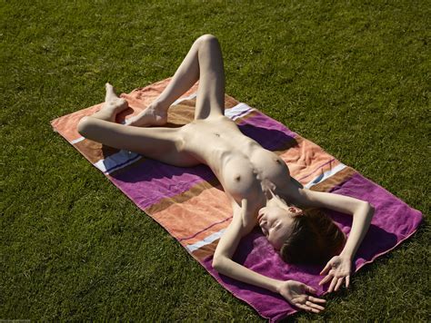 Aya Beshen In Naked In The Garden By Hegre Art 12 Photos