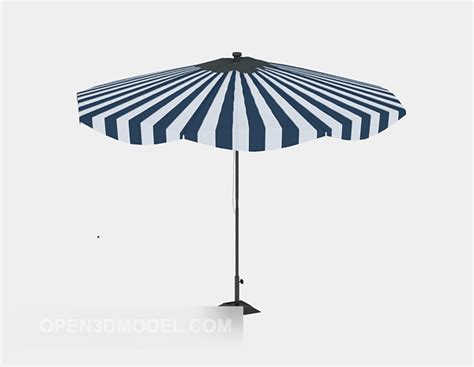 outdoor striped umbrella   model max opendmodel