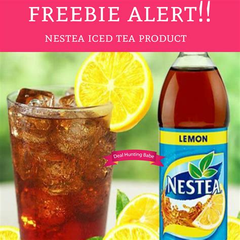 free bottle of nestea iced tea product deal hunting babe