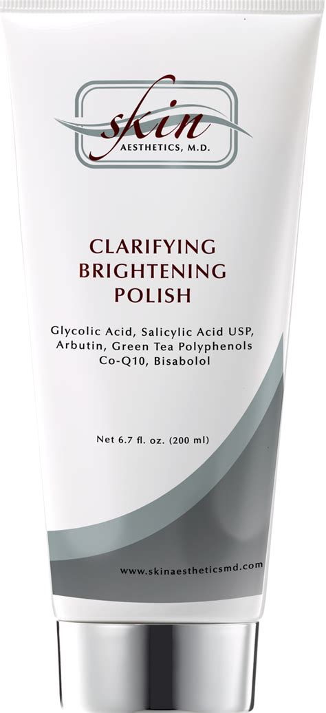 clarifying brightening polish spa   dermatology  skin cancer institute