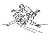 Rugby Coloriage Pintar Essai Men sketch template