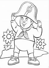 Noddy Coloring Pages sketch template