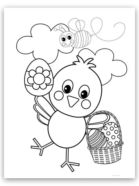 printable easter coloring pages  easter coloring pages