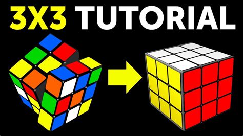 solve   rubiks cube fast tutorial  beginners youtube
