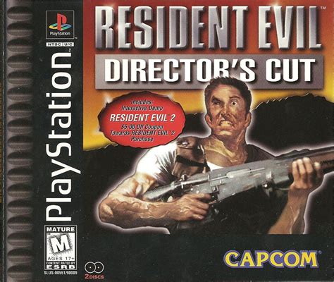 resident evil directors cut cover  packaging material mobygames