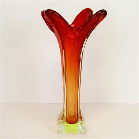 Vintage Murano Glass Vase 1960s For Sale At Pamono