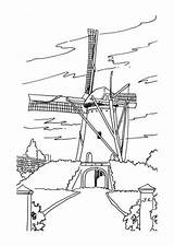 Windmills Coloring Pages Fun Kids Windmill Color Colouring Choose Board sketch template