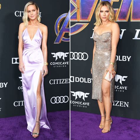 Brie Larson Scarlett Johansson ‘avengers’ Infinity Gauntlet Jewels Pics