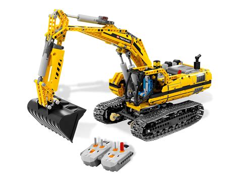 lego technic  motorized excavator entertainment earth images   finder