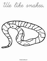 Coloring Snakes Cursive Favorites Login Add sketch template