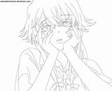 Yuno Gasai sketch template