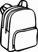 Coloring Bag Pages School Bags Popular sketch template